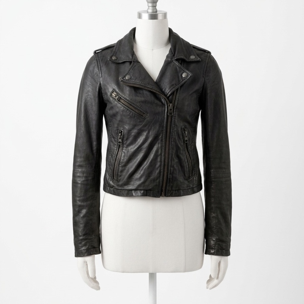 Doma Vintage Lambskin Moto Jacket